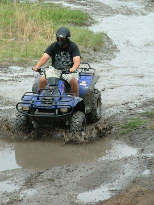Rustler 260 XL mud exit