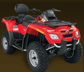 Red Can-Am Outlander Max 800cc H.O. EFI