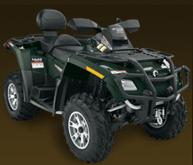 Green Can-Am Outlander Max 800 H.O. EFI XT