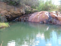 Hidden swimming hole