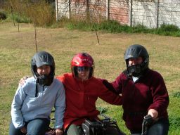 Ladies on the quad bikes